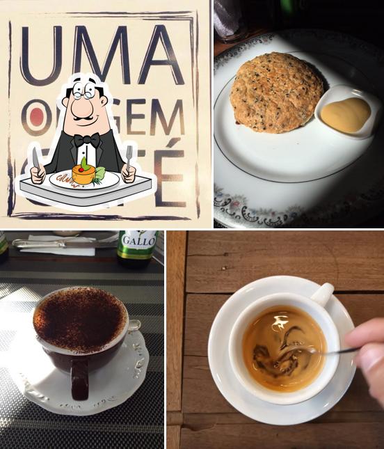 Comida em Uma Origem Coffee