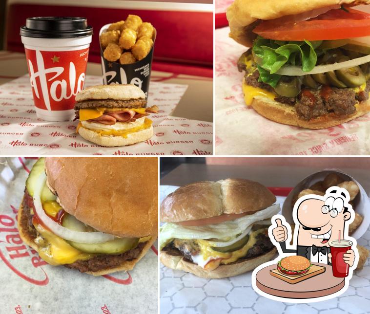 Treat yourself to a burger at Halo Burger