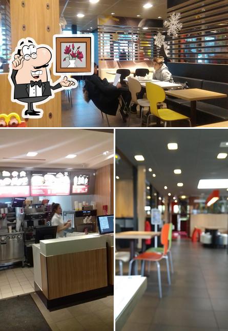 L'intérieur de McDonald's