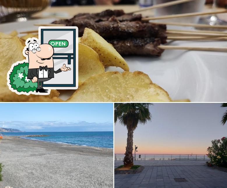 La foto della esterno e cibo di Il Basilico