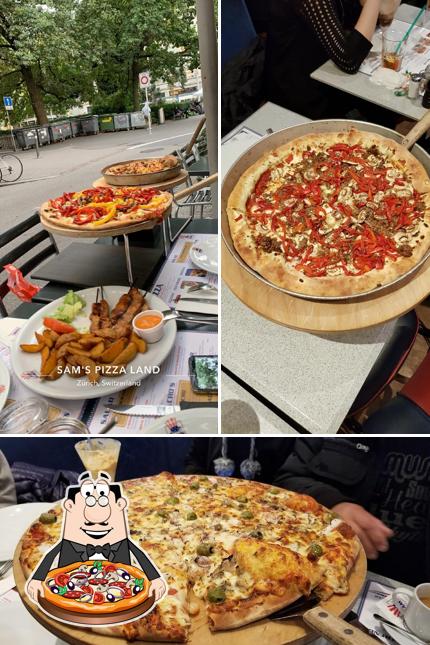 Ordina una pizza a SAM'S Pizza Land