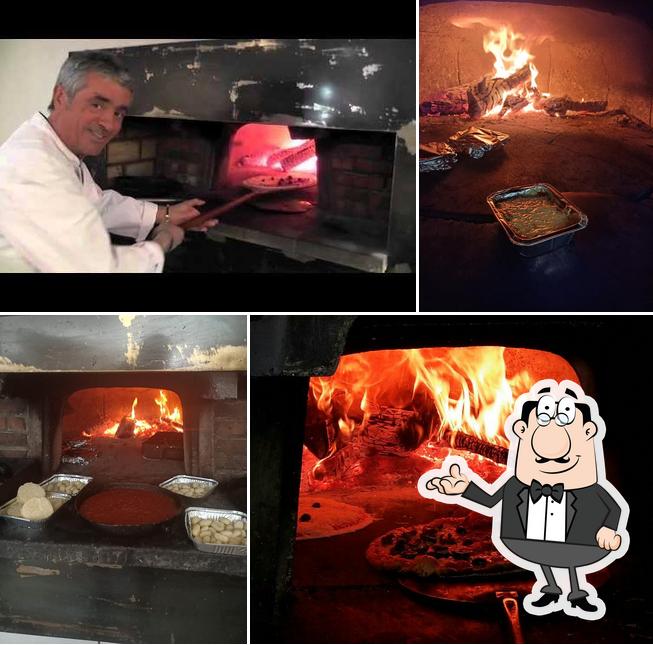 Découvrez l'intérieur de pizza margarita