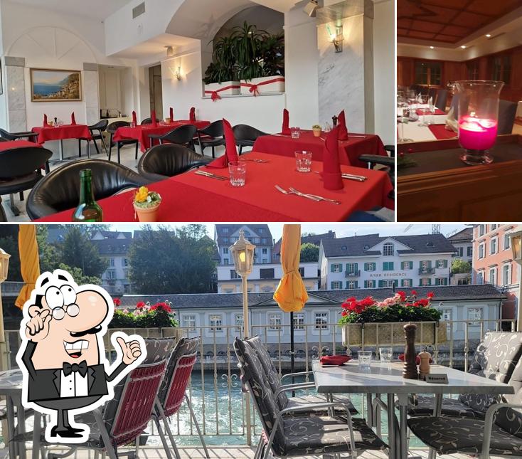 Gli interni di Restaurant Sonne