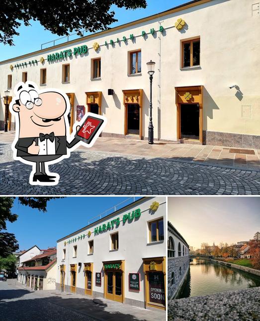 Gli esterni di Irish pub