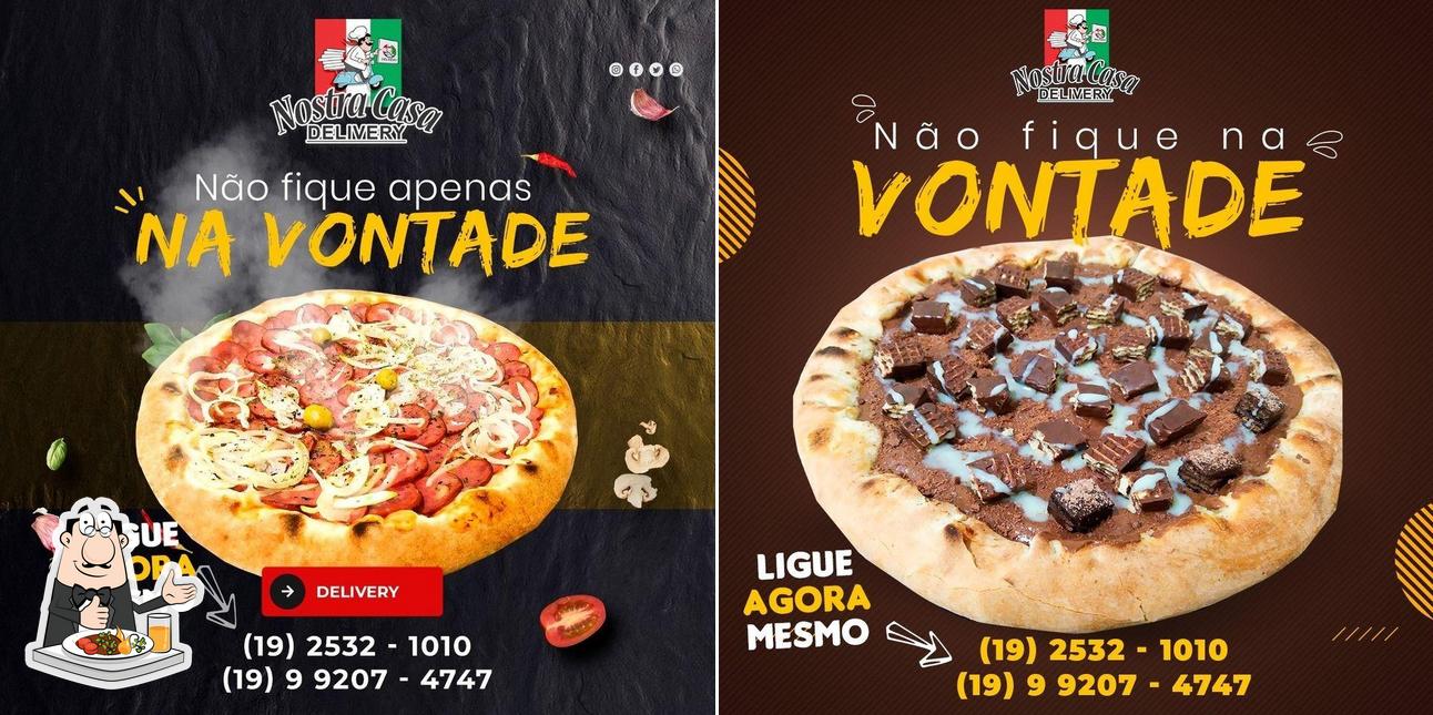 Comida em Pizzaria e Lanchonete Nostra Casa em Santa Terezinha