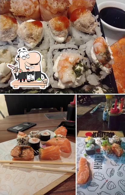 Experimente diversas opções de sushi