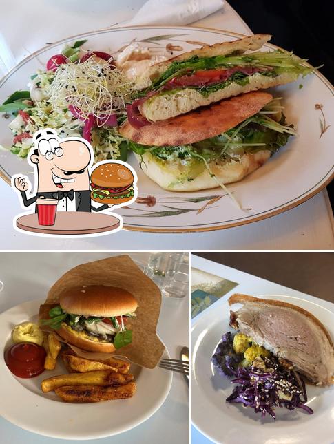 Essayez un hamburger à Café Bøgen