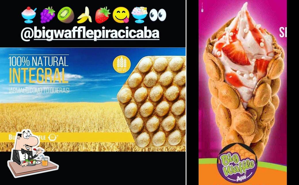 Comida em Big Waffle Açaí Piracicaba