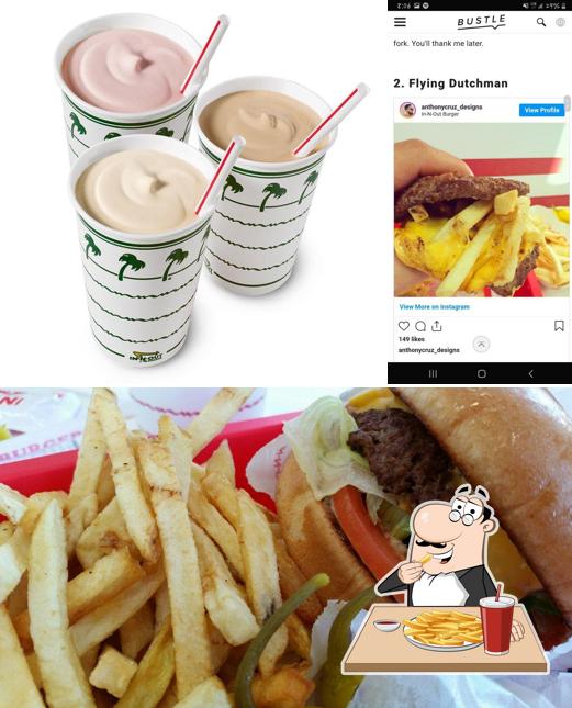 Taste French-fried potatoes at In-N-Out Burger