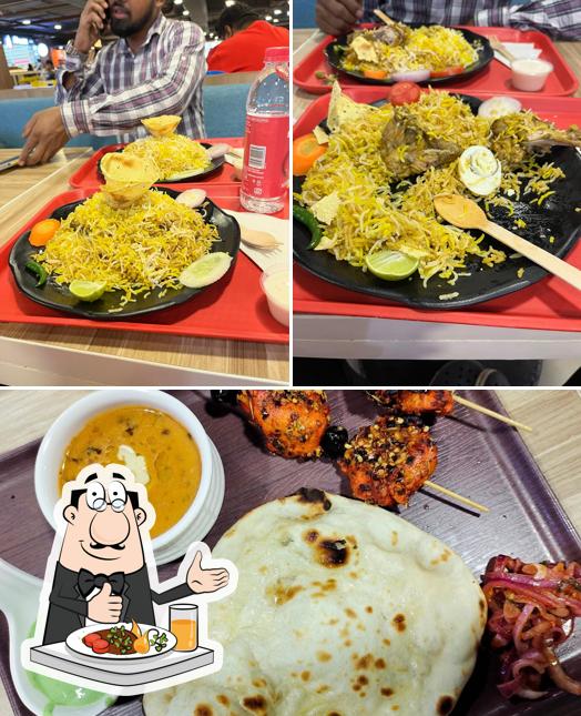Food at Kebabs & Parathas