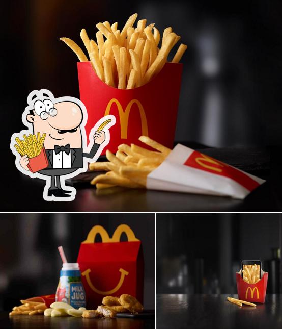 Try out finger chips at McDonald's