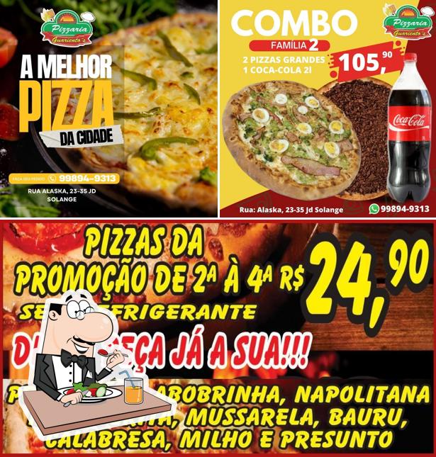 Platos en Guariento's Pizzaria