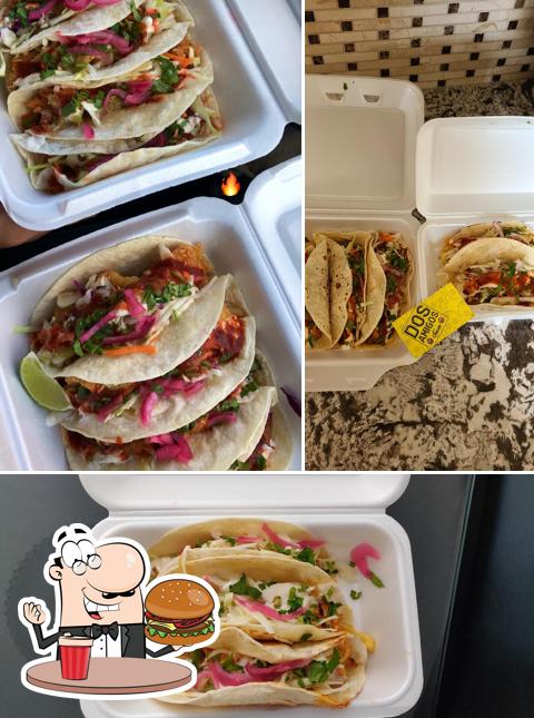 Commandez un hamburger à Tacos dos Amigos