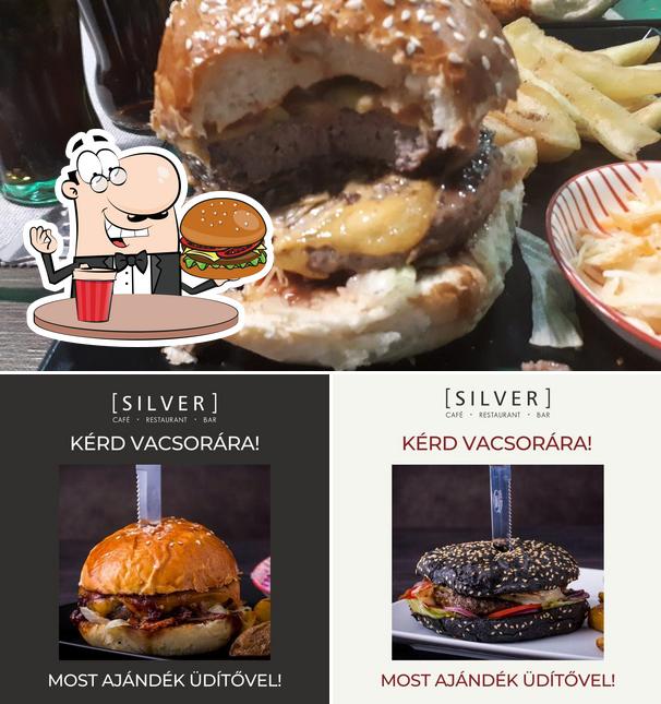 Try out a burger at Silver Étterem
