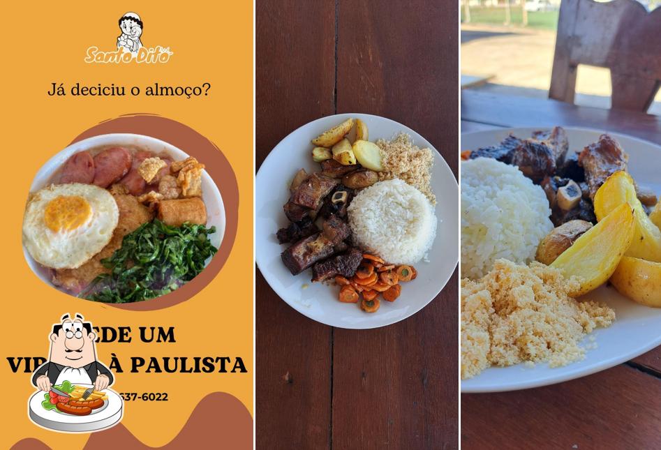 Comida em Restaurante Santo Dito