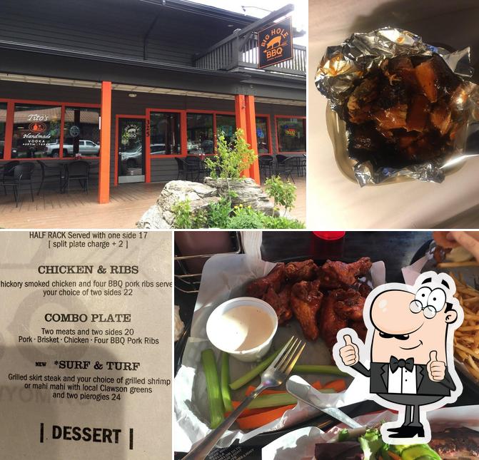Big Hole BBQ Jackson in Jackson Restaurant menu and reviews