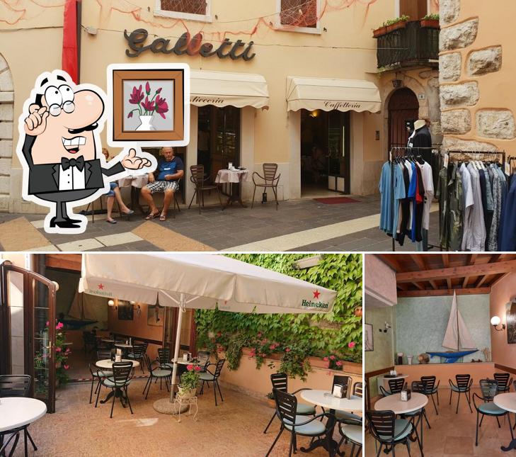 Gli interni di Galletti Bar Pasticceria Panetteria