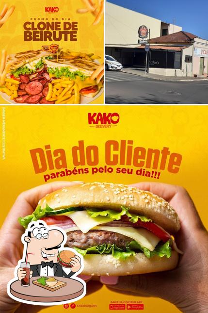 Hambúrguer em Kako´s Burguer