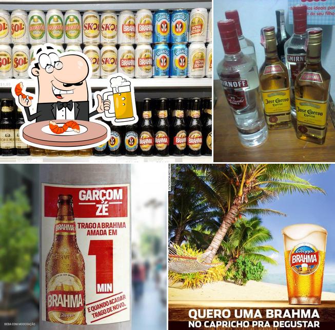 Você pode tomar um copo de cerveja leve ou escura