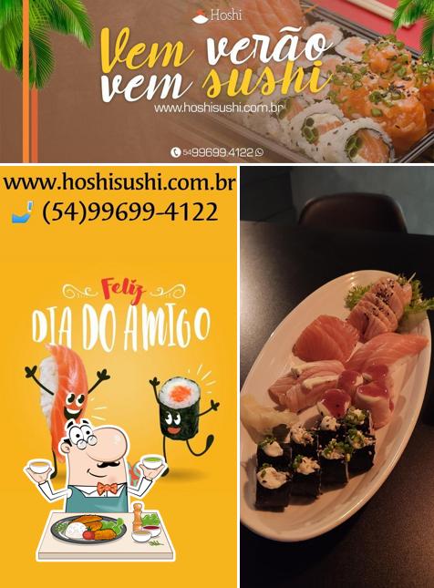 Comida em Hoshi Sushi House