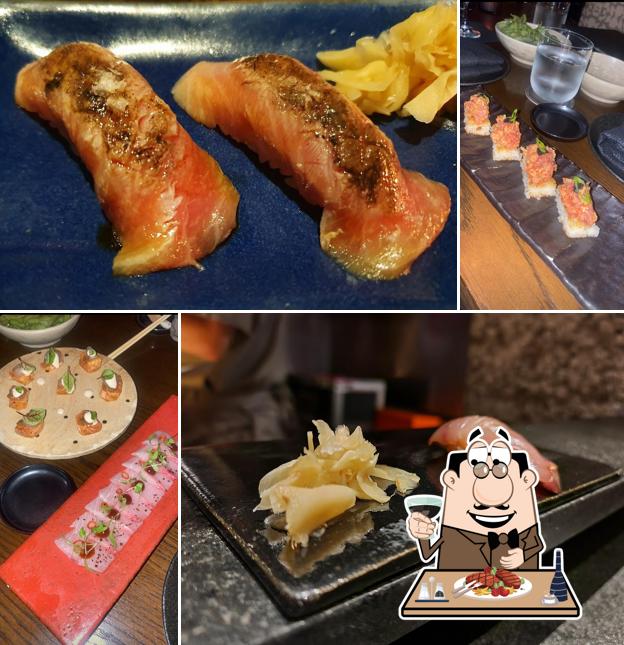 Prove refeições de carne no Kuro Restaurante