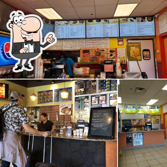 The interior of L&L Hawaiian Barbecue