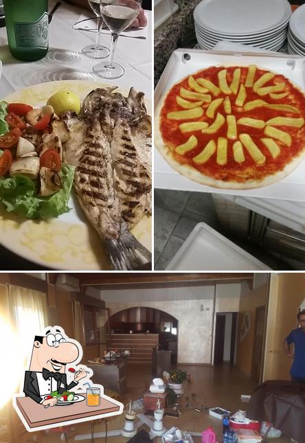 Pizzeria Nour si caratterizza per la cibo e interni