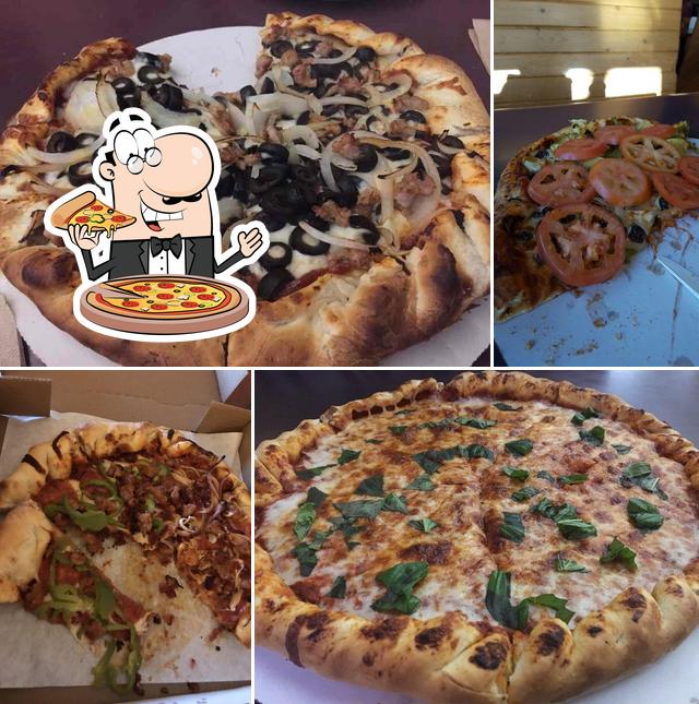 Order pizza at Woodstock's Pizza Parlor