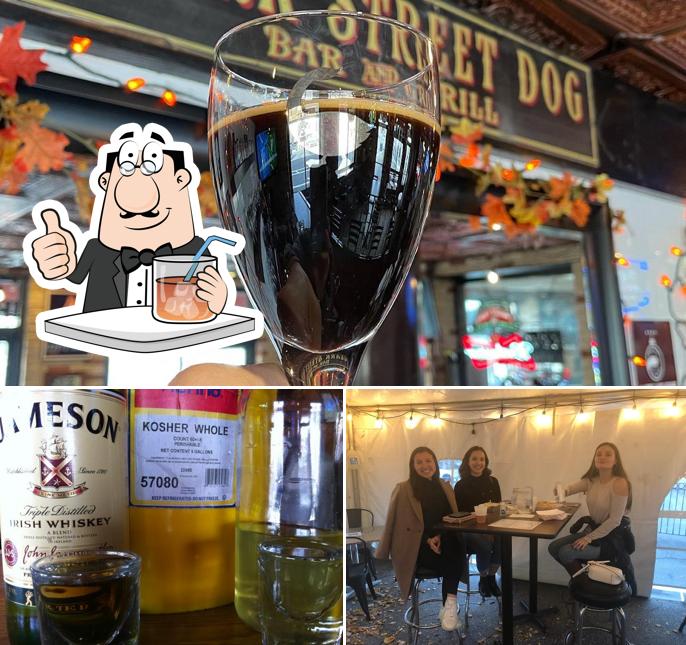 The picture of Clark Street Dog’s drink and dining table