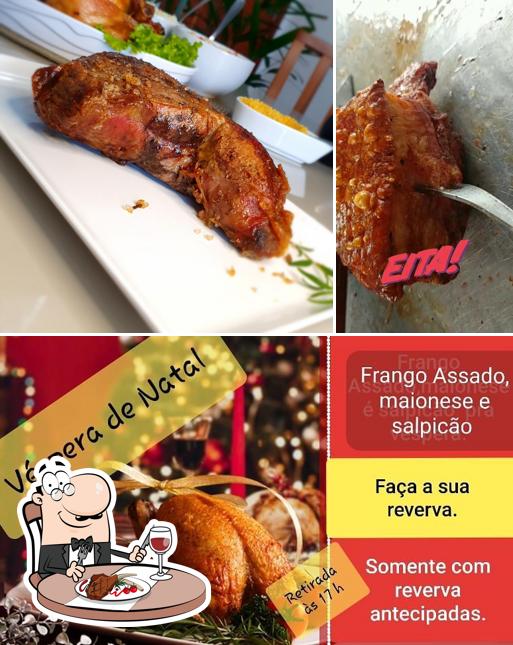 Prove pratos de carne no Frango Sabor Alemao