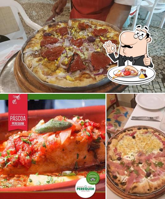 Peça pizza no Restaurante Pizzaria Perequim