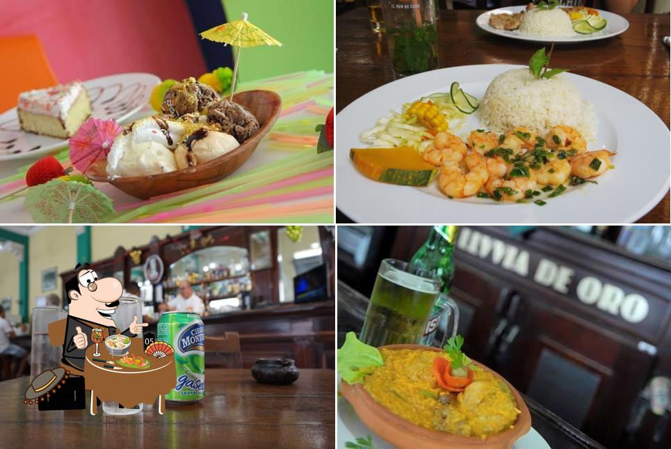 Comida en La Lluvia de Oro