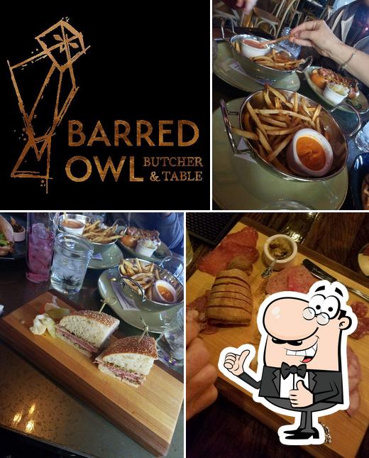 Mire esta foto de Barred Owl Butcher & Table