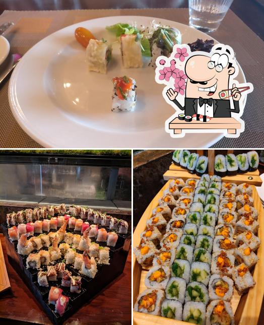 Pick different sushi options