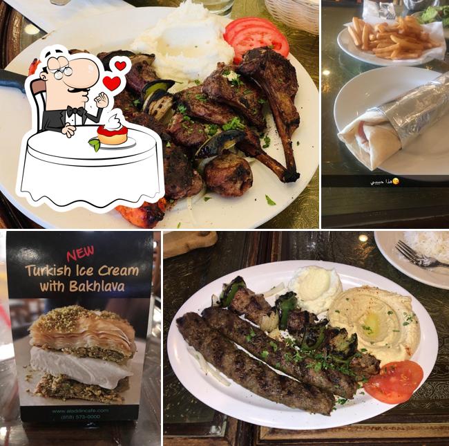 Aladdin Hillcrest, 3900 Vermont St in San Diego Restaurant menu and