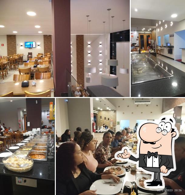 O interior do Costa Sul Restaurante e Churrascaria