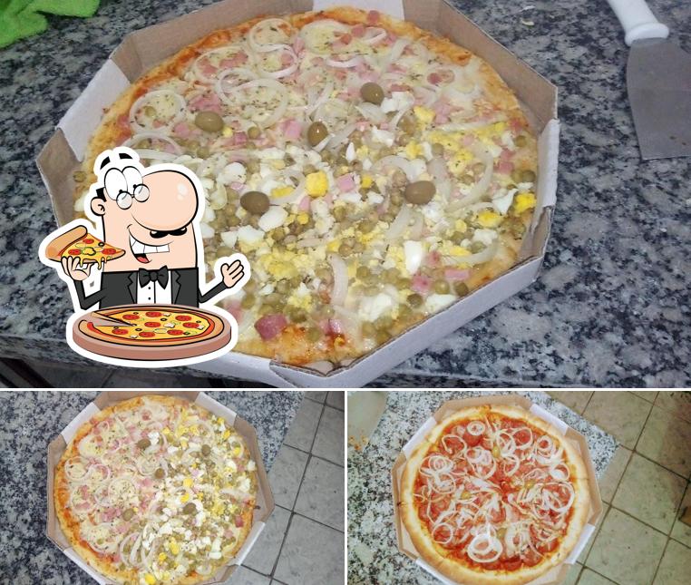 Escolha diversos tipos de pizza