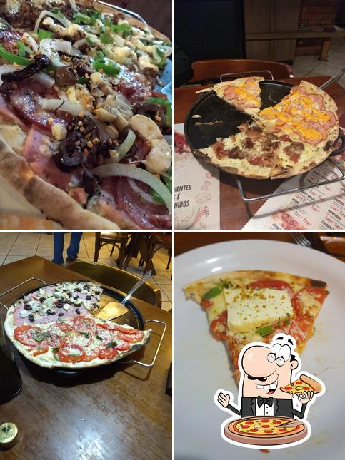 Experimente diversos tipos de pizza