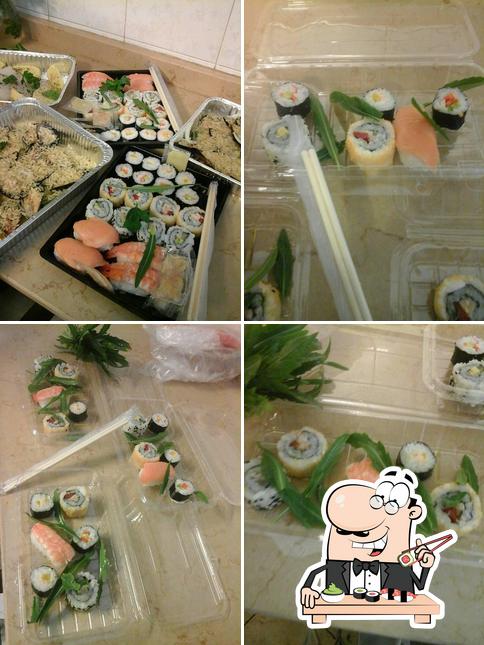 Prova le diverse opzioni di sushi