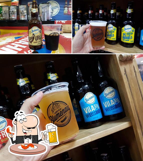 Você pode tomar um copo de cerveja leve ou escura