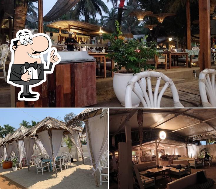 Here's an image of Tomatos Seaside Restaurant in Morjim, Goa