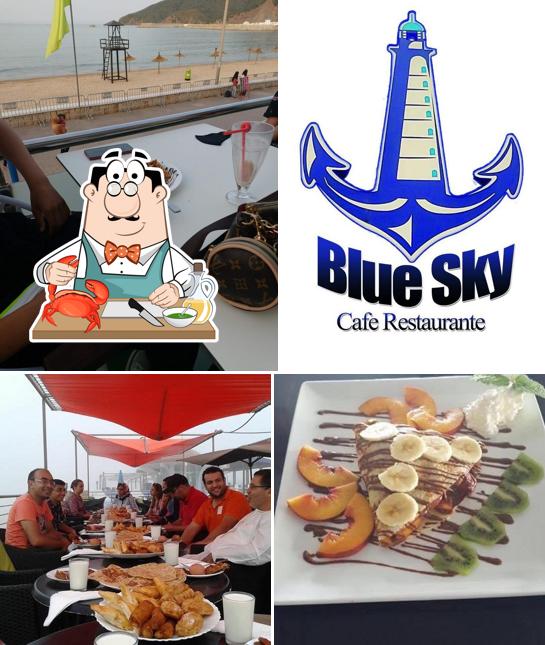 Commandez des fruits de mer à Blue Sky