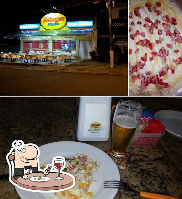 Comida em Mega Pizza República Argentina