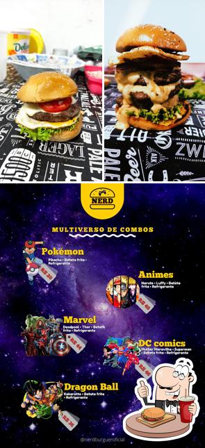 Experimente um hambúrguer no Nerd Burguer