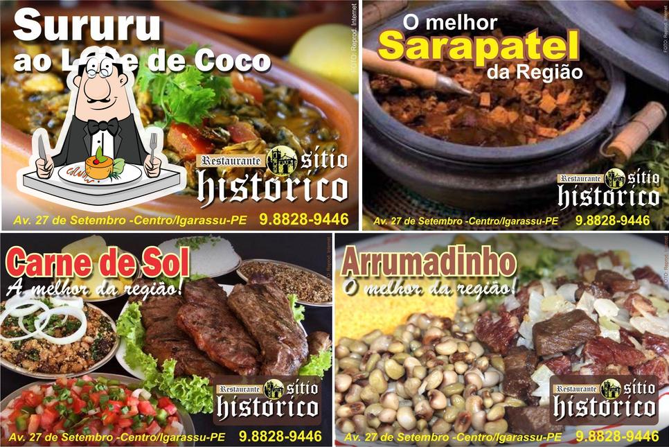 Comida em Restaurante Sítio Histórico