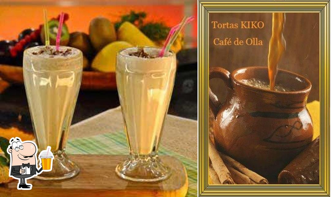 Enjoy a drink at Tortas Kiko