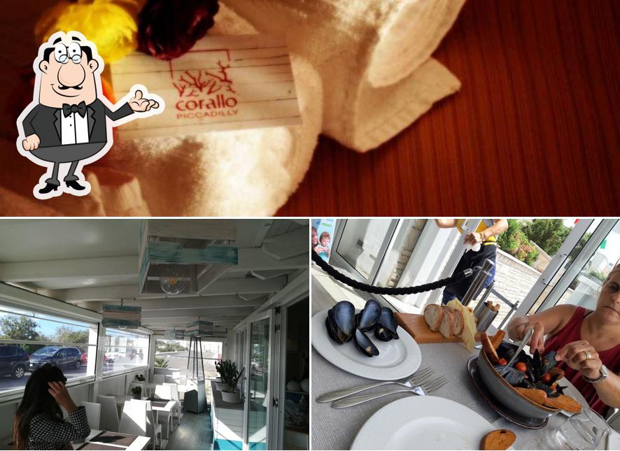 Gli interni di Corallo Hotel Ristorante