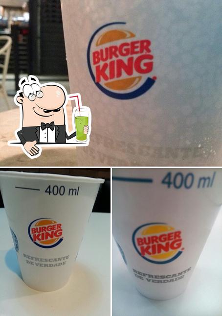 Desfrute de uma bebida no Burger King