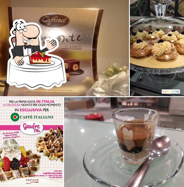 Caffe Italiano serve un'ampia gamma di dessert