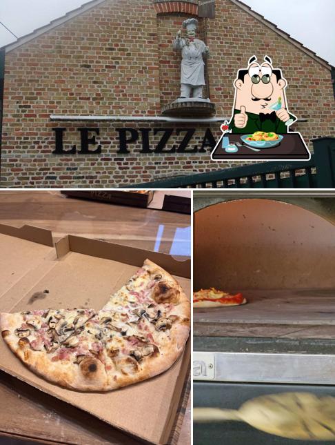 Voici la photo affichant la nourriture et extérieur sur Le Pizzaiolo